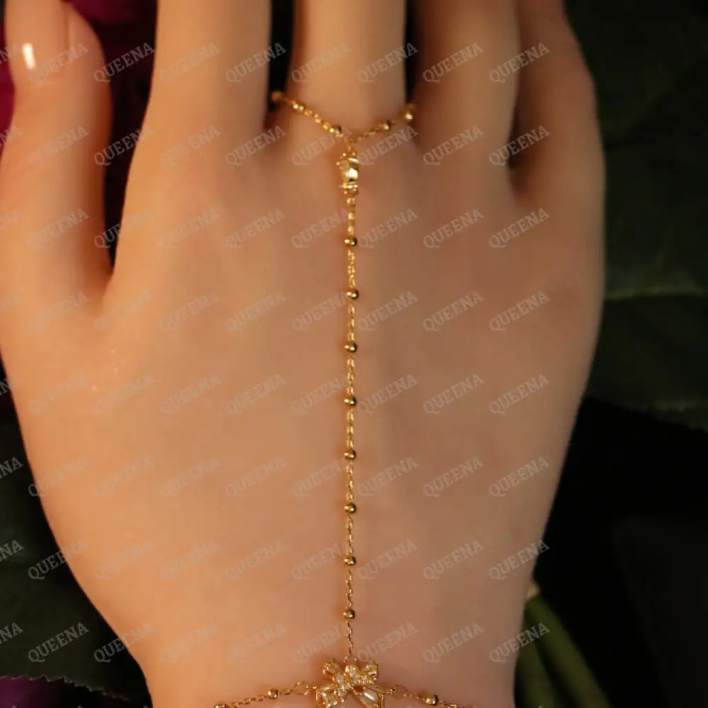 Fancy Butterfly Hand Chain Bracelet Bracelet