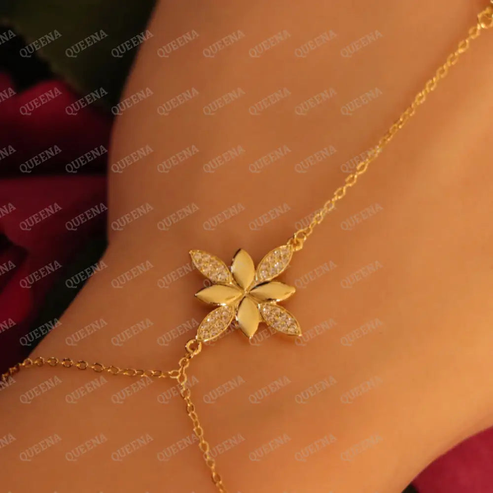 Flora Star Hand Chain Bracelet - Bracelet