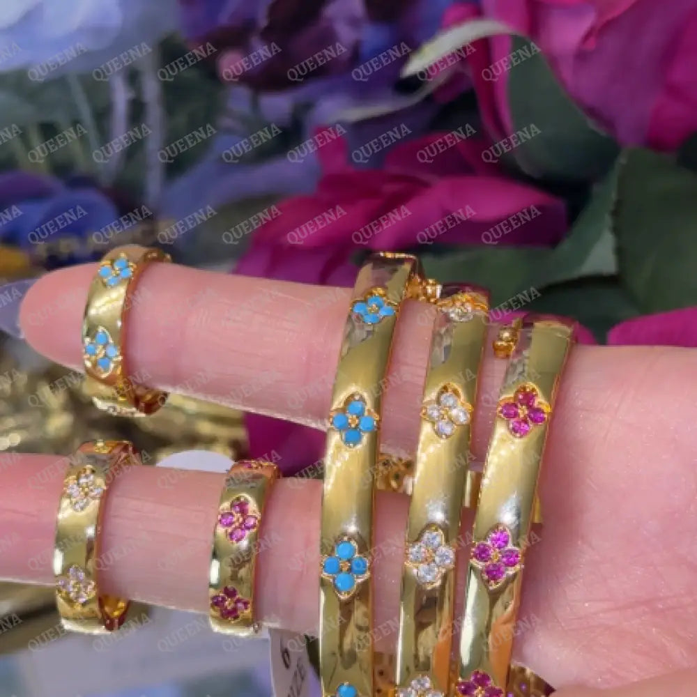Florritta Half Set (bangle + ring) - Jewelry Sets
