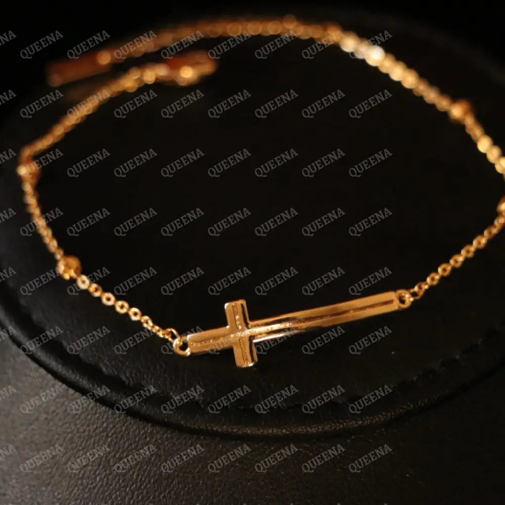 Golden Cross Bracelet Bracelet