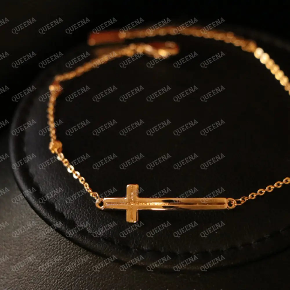 Golden Cross Bracelet Bracelet