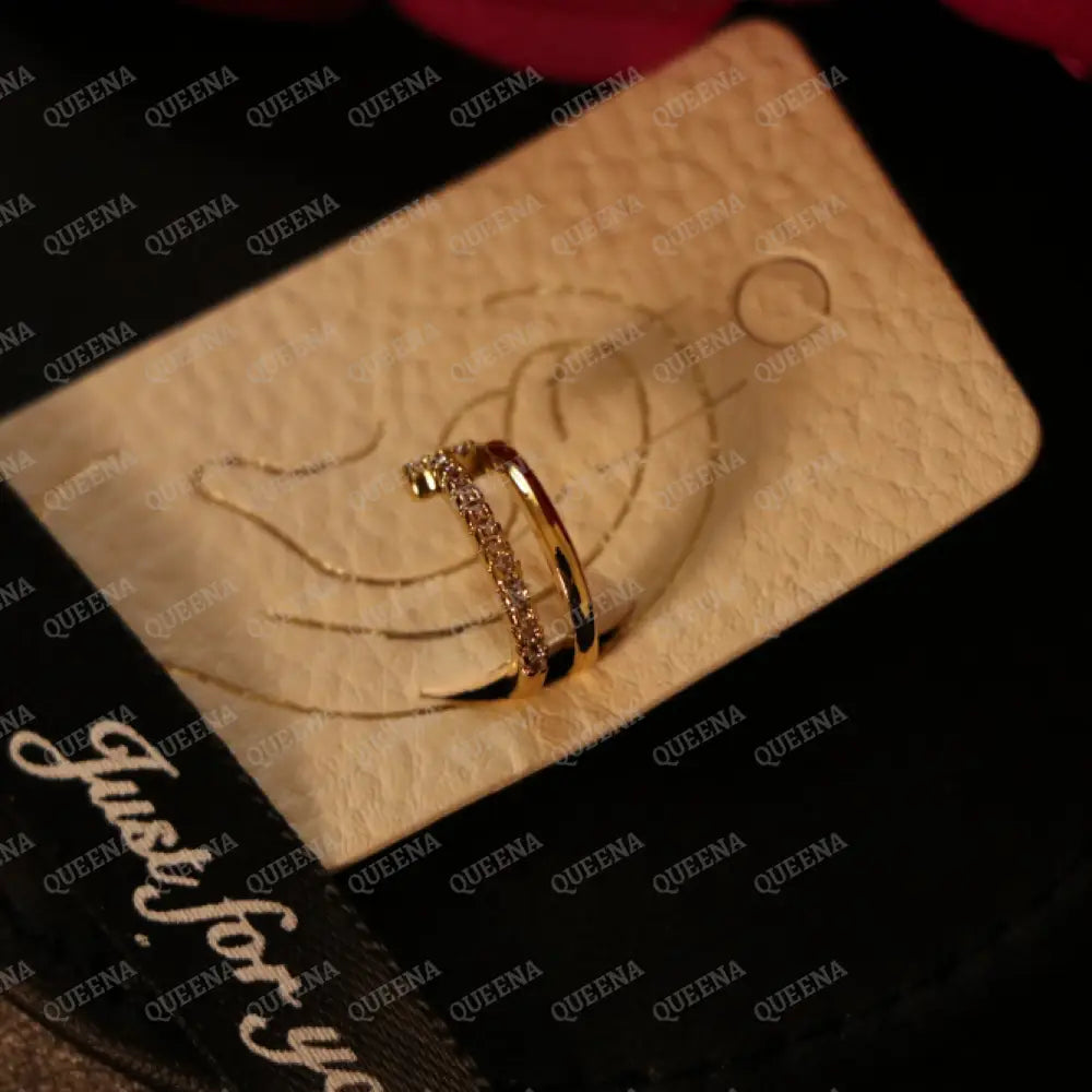 Golden Ear Cuff Earrings