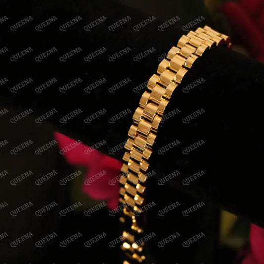 Golden Rolexina Chain Bracelet Bracelet