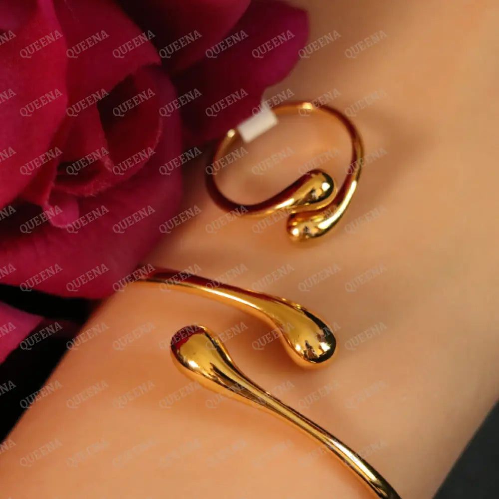 Lady Monica Jewelry Set (Bangle + Ring) 8 Jewelry Sets