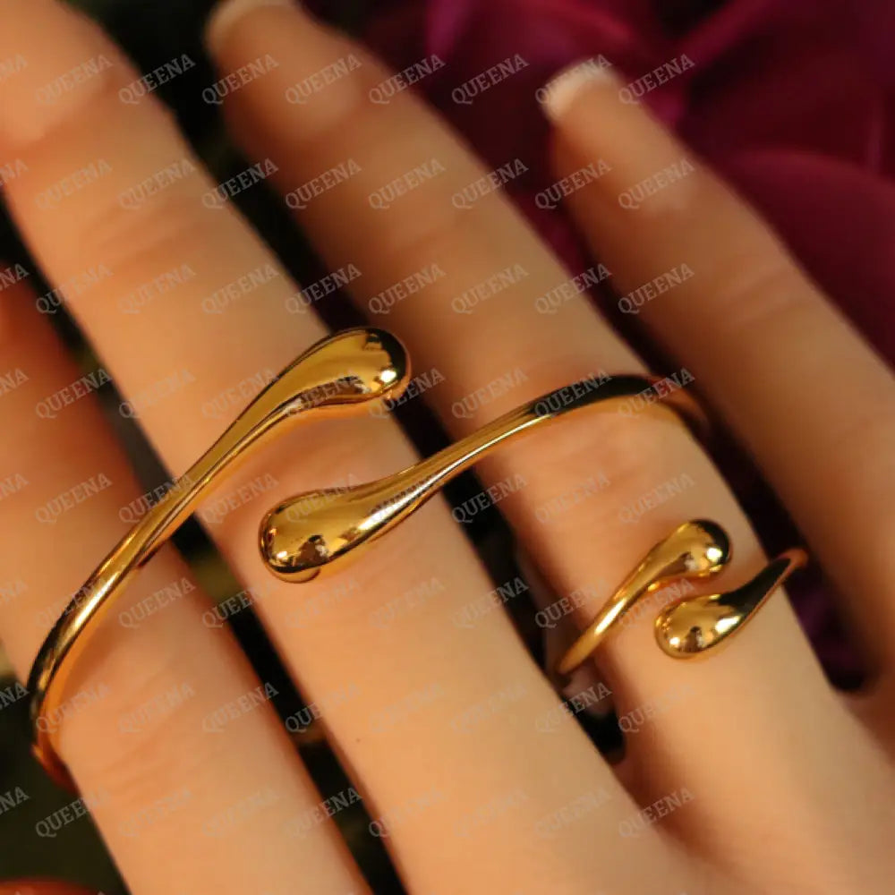 Lady Monica Jewelry Set (Bangle + Ring) 8 Jewelry Sets