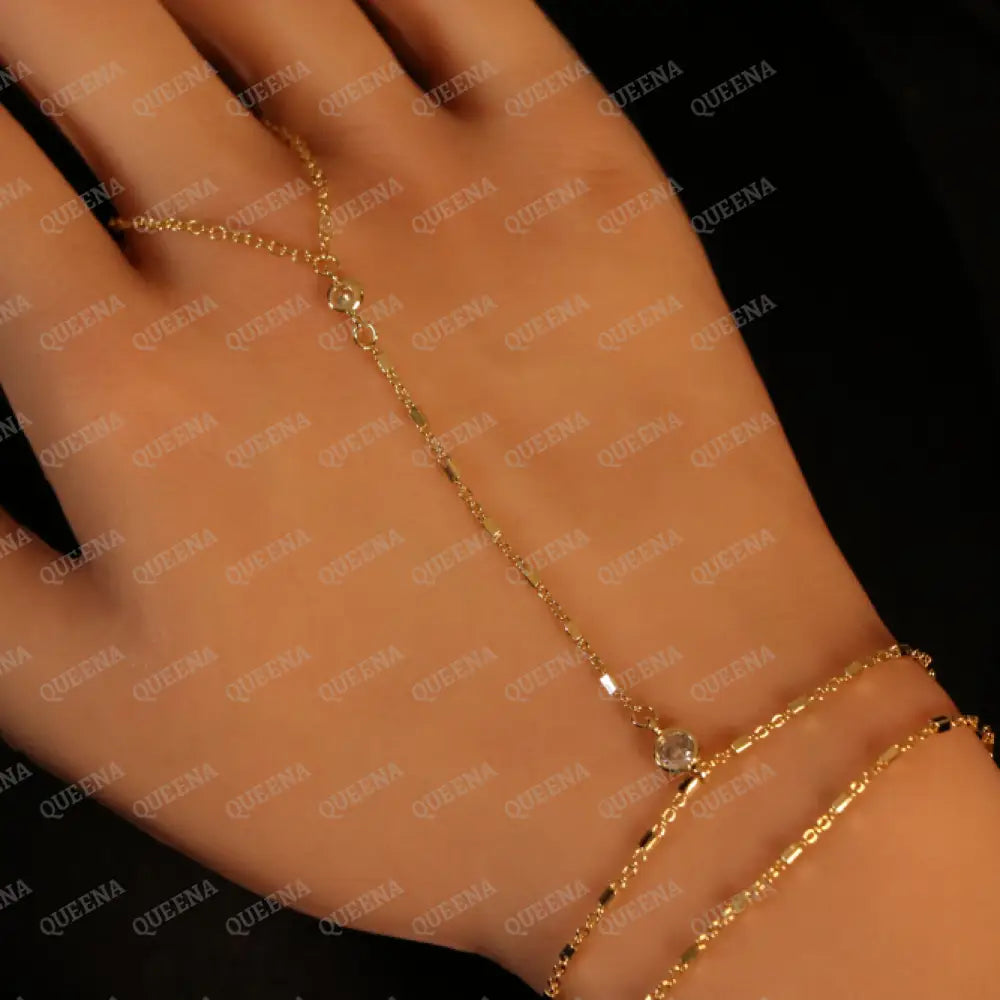 Layaly Double Layers Hand Chain Bracelet Bracelet