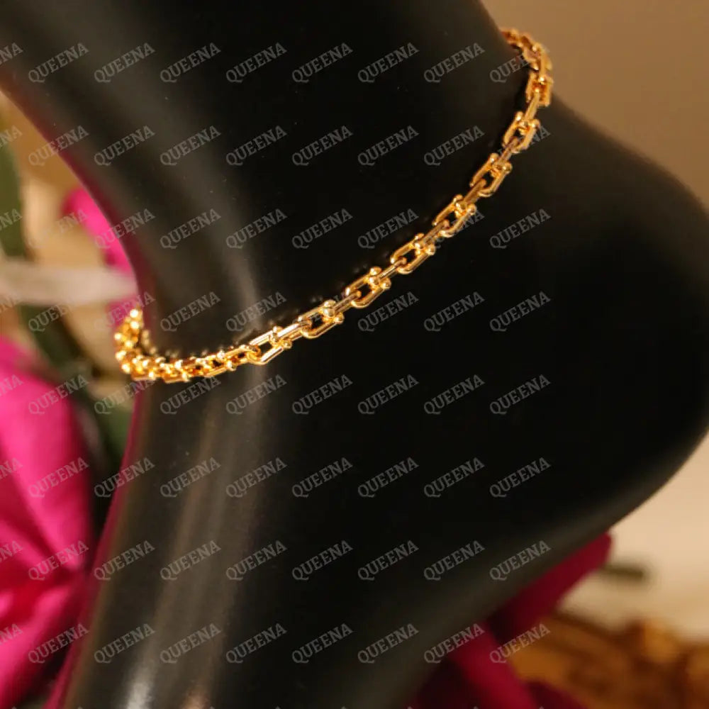 Teffani Paperclip Anklet - Anklet