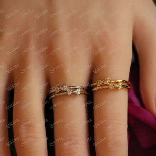 LOLy Double Bows Ring Rings