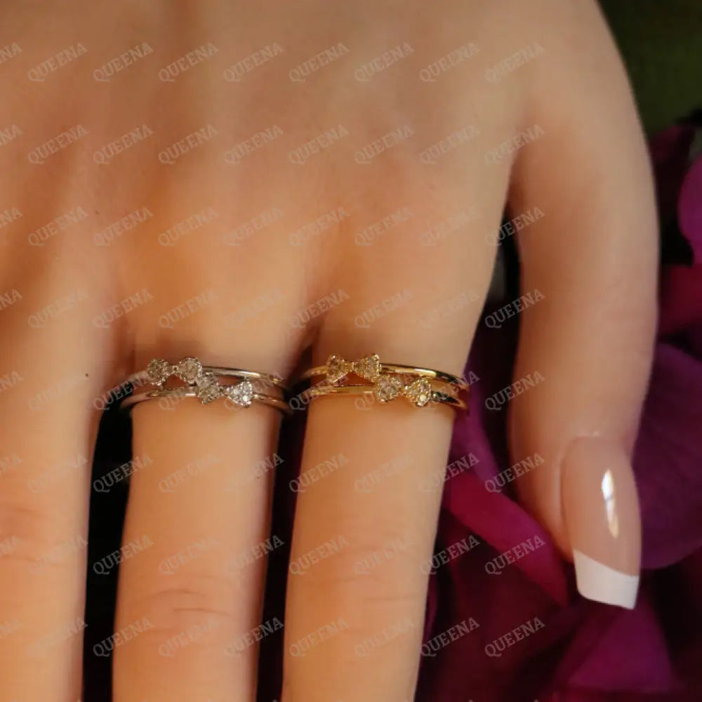 LOLy Double Bows Ring Rings