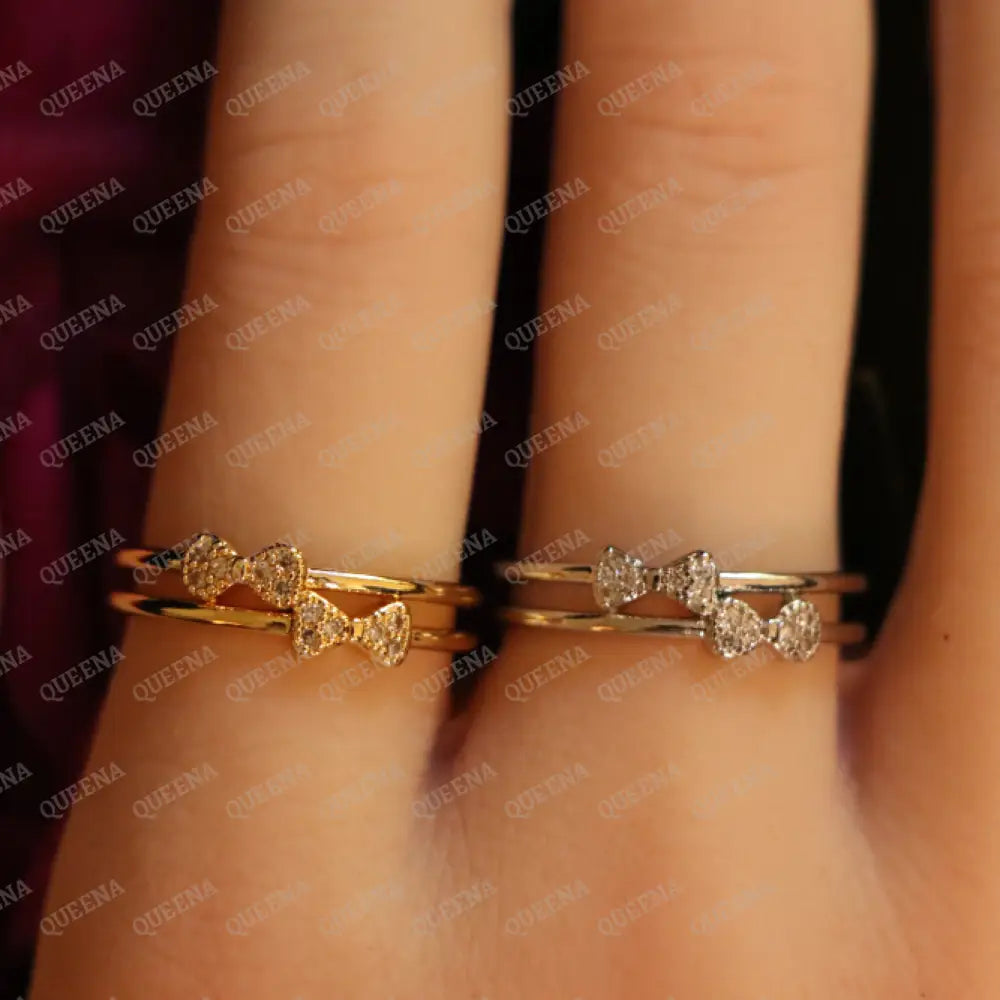 LOLy Double Bows Ring Rings