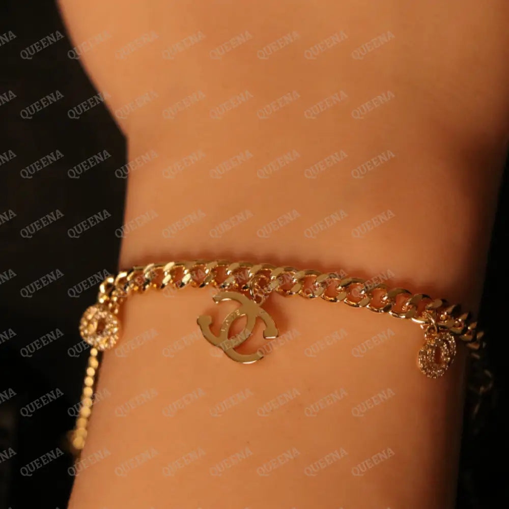 Luxe CH Charms Chain Bracelet Bracelet