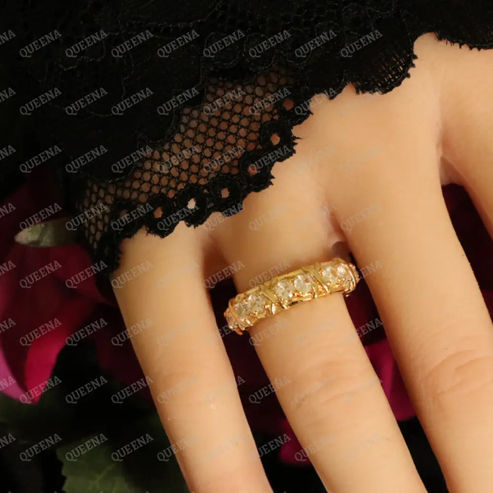 Luxury Crystalline Grace Ring Studded with Full Crystals and Zircons - Adjustable (Free Size) Rings