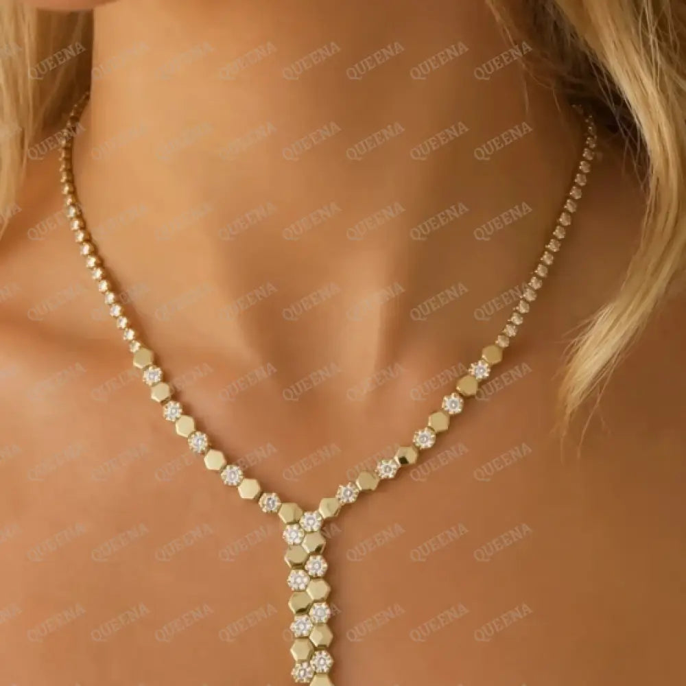Luxury Golden CHAUMIT 3Pieces Jewelry SET - High Quality 18k Gold Plated Statement Piece - Jewelry Sets