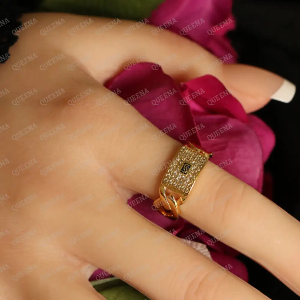 Luxury Golden MONACO Ring Rings