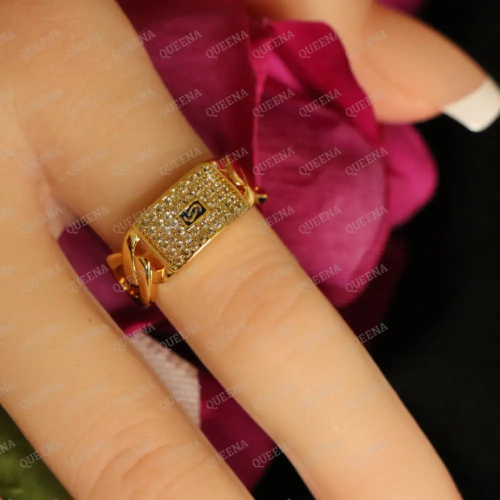 Luxury Golden MONACO Ring Rings