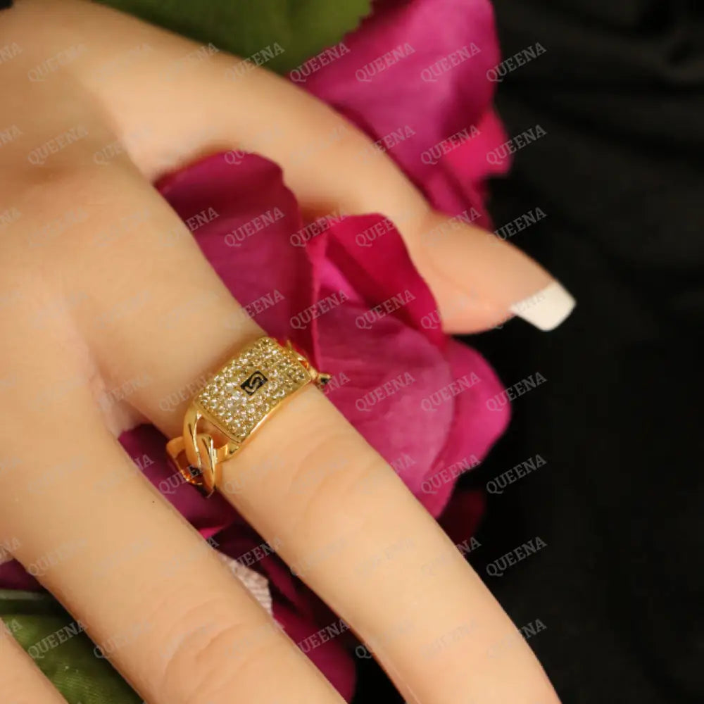 Luxury Golden MONACO Ring Rings
