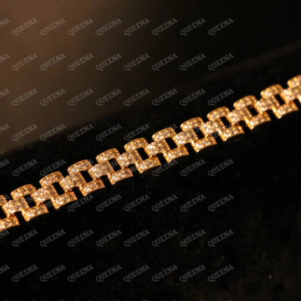 Luxury Golden Rolexina Chain Bracelet Bracelet