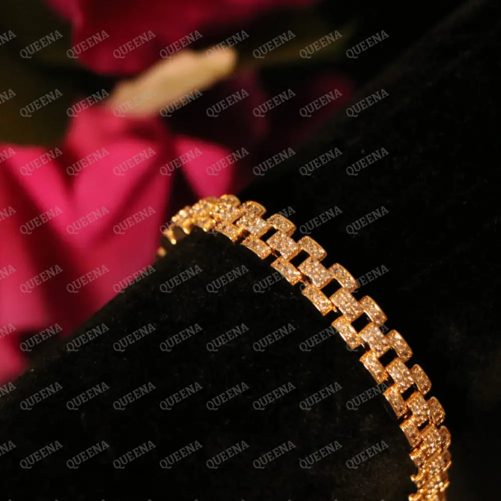 Luxury Golden Rolexina Chain Bracelet Bracelet