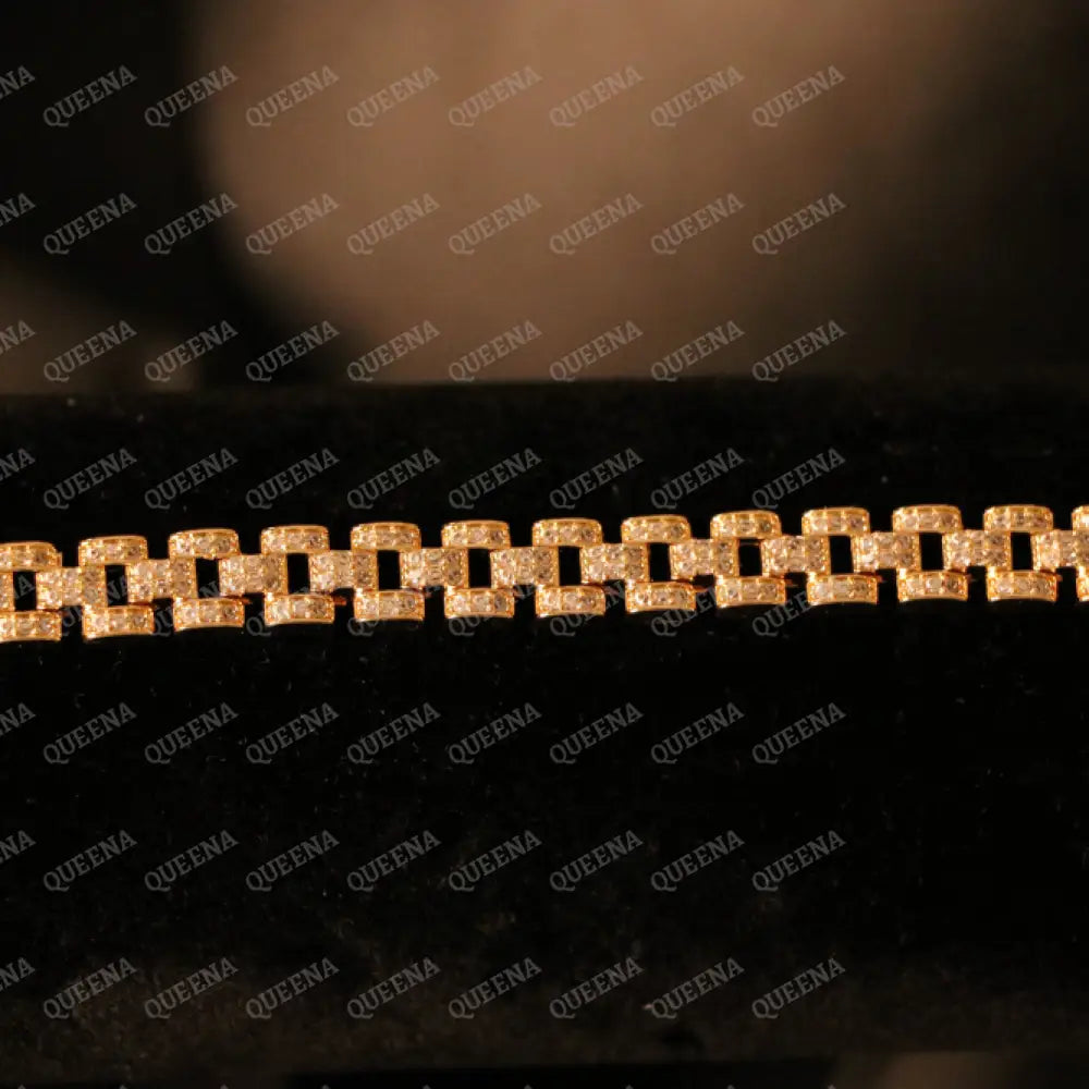 Luxury Golden Rolexina Chain Bracelet Bracelet