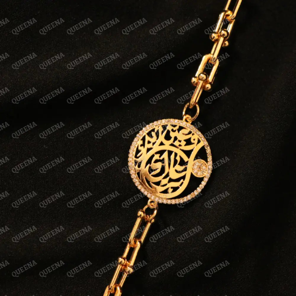Luxury Shiny Gold-Plated 18K Multi-Medallion Long Chainlink Necklace Necklaces