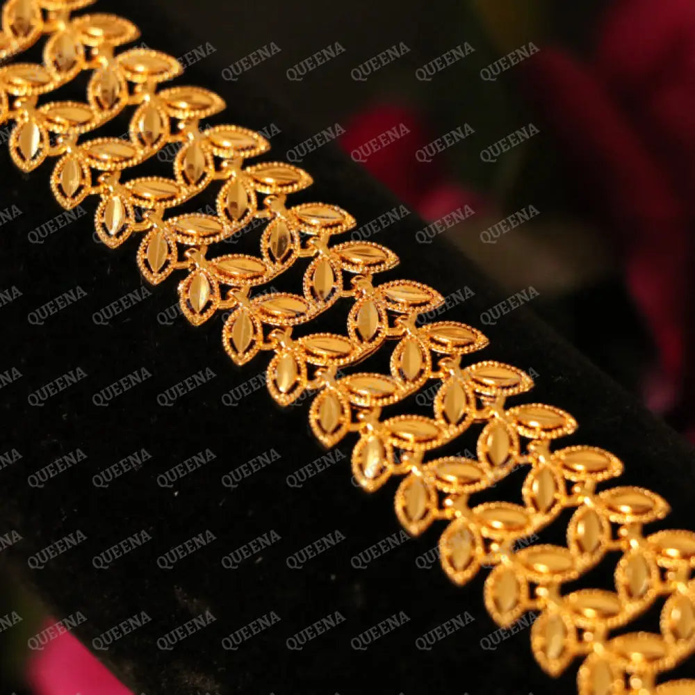 Luxury SUNBULA Shiny Chain Bracelet - High Quality 21k Gold-Plated Statement Piece Bracelet