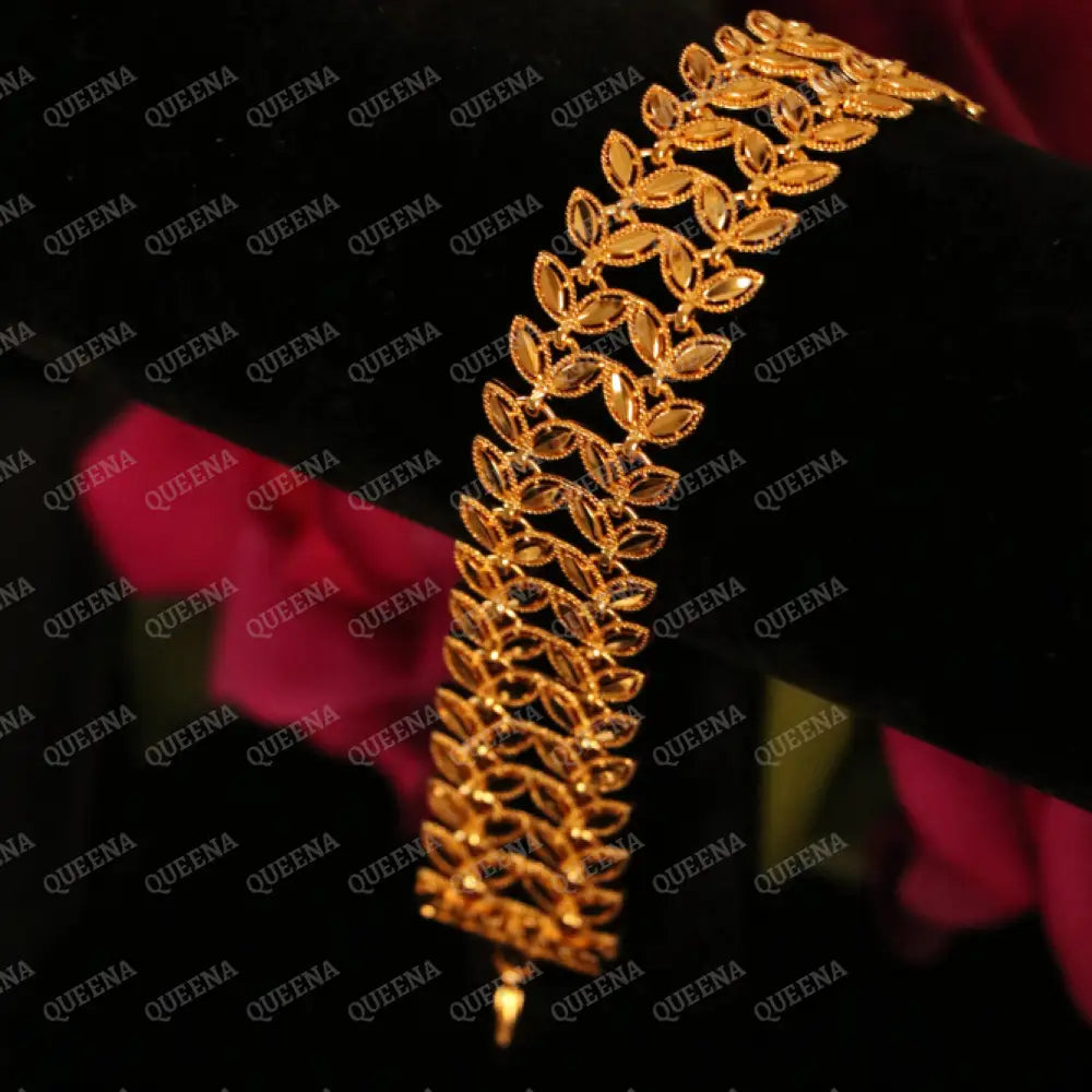 Luxury SUNBULA Shiny Chain Bracelet - High Quality 21k Gold-Plated Statement Piece Bracelet