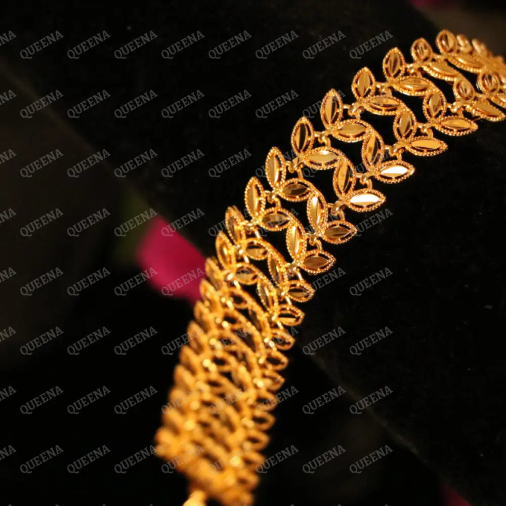 Luxury SUNBULA Shiny Chain Bracelet - High Quality 21k Gold-Plated Statement Piece Bracelet
