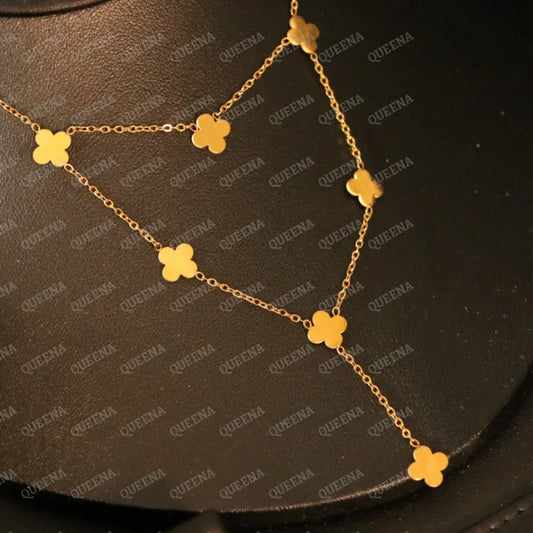 Multi Clovers Necklace Necklaces