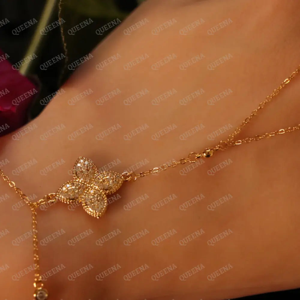 Princess Flower Hand Chain Bracelet Bracelet