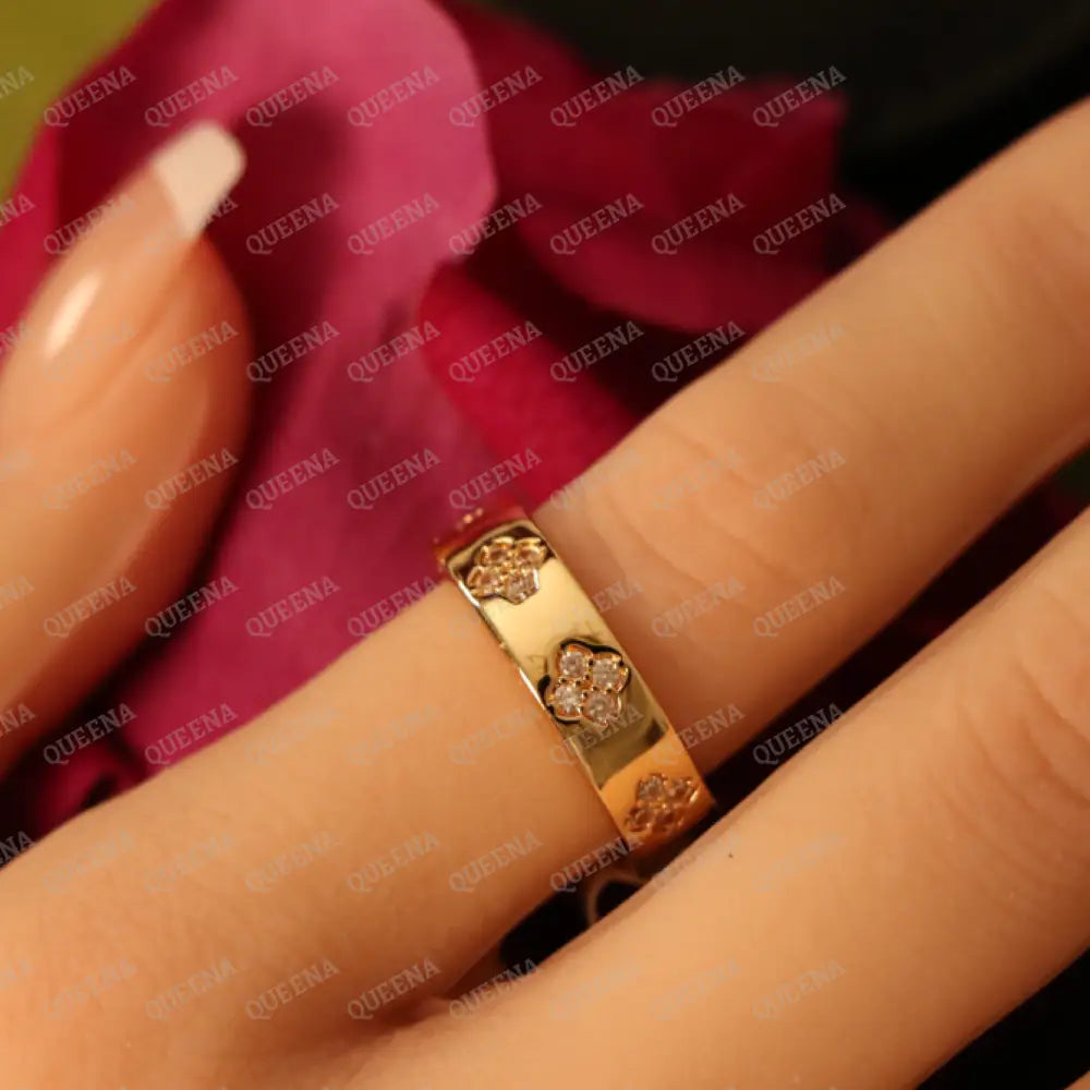 Princess Flower Ring Rings