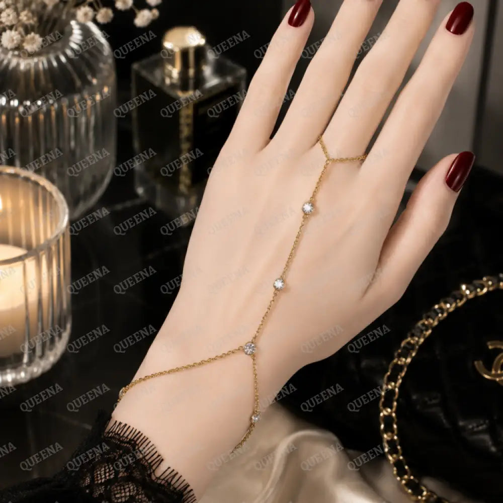 Raya Hand Chain Bracelet - Bracelet