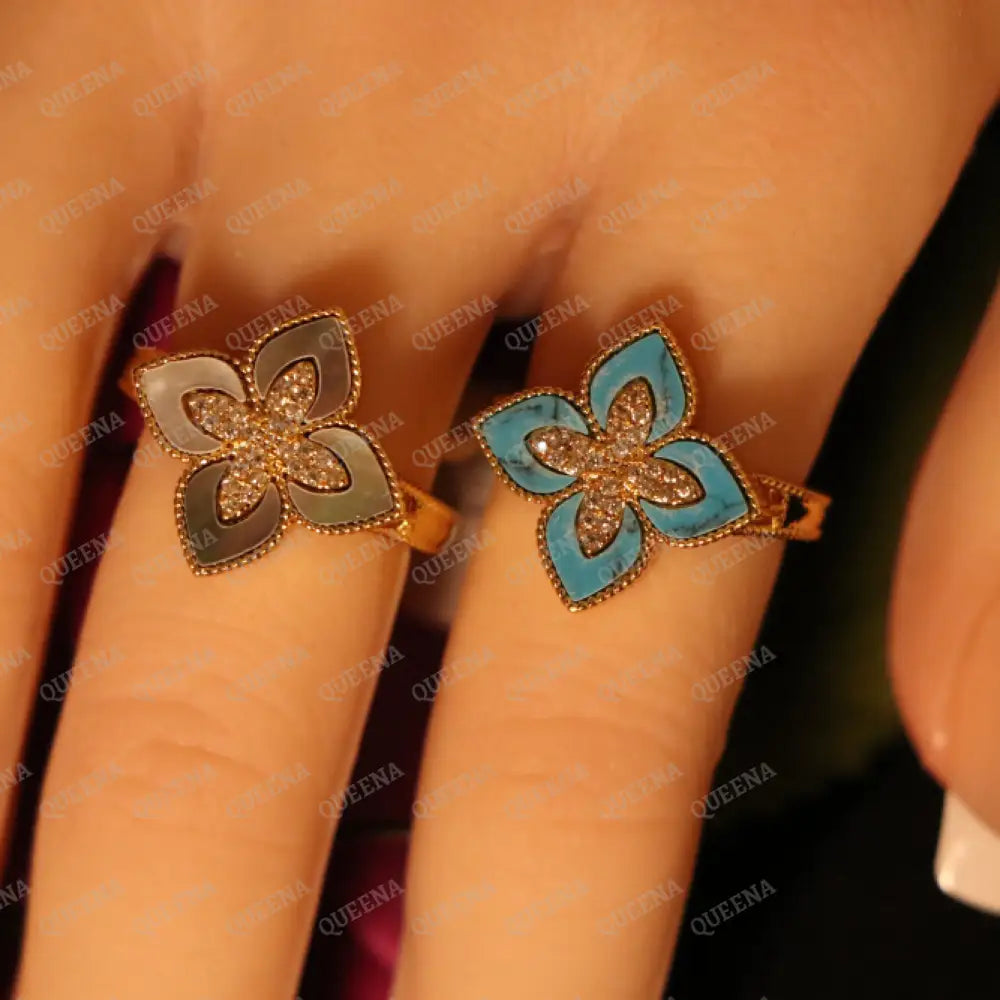 Roberto Flower Ring - Rings