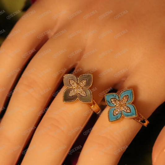 Roberto Flower Ring - Rings