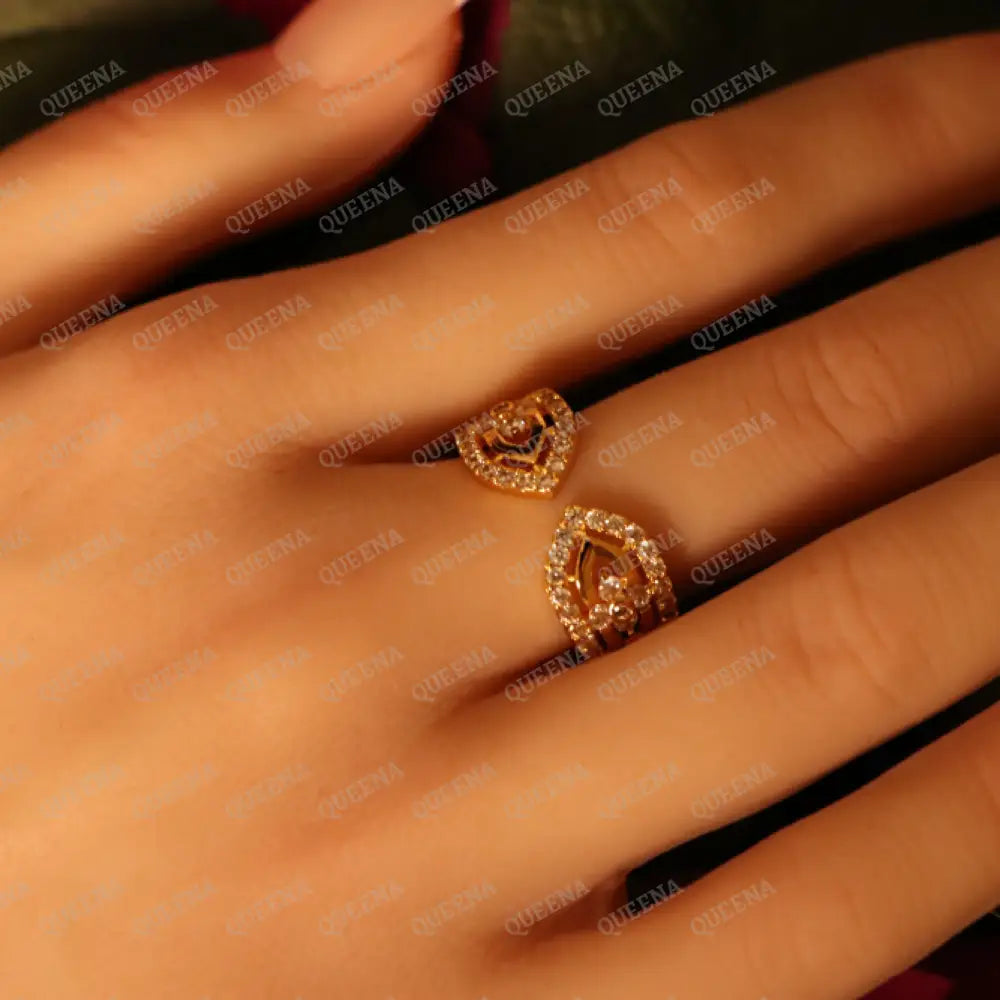 ROYAL Princess Flower Half Set Stud with Zircon Stones - High Quality 18k Gold Plated Statement Design - Jewelry Sets