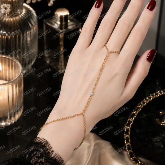 SALMA Hand Chain Bracelet - Bracelet
