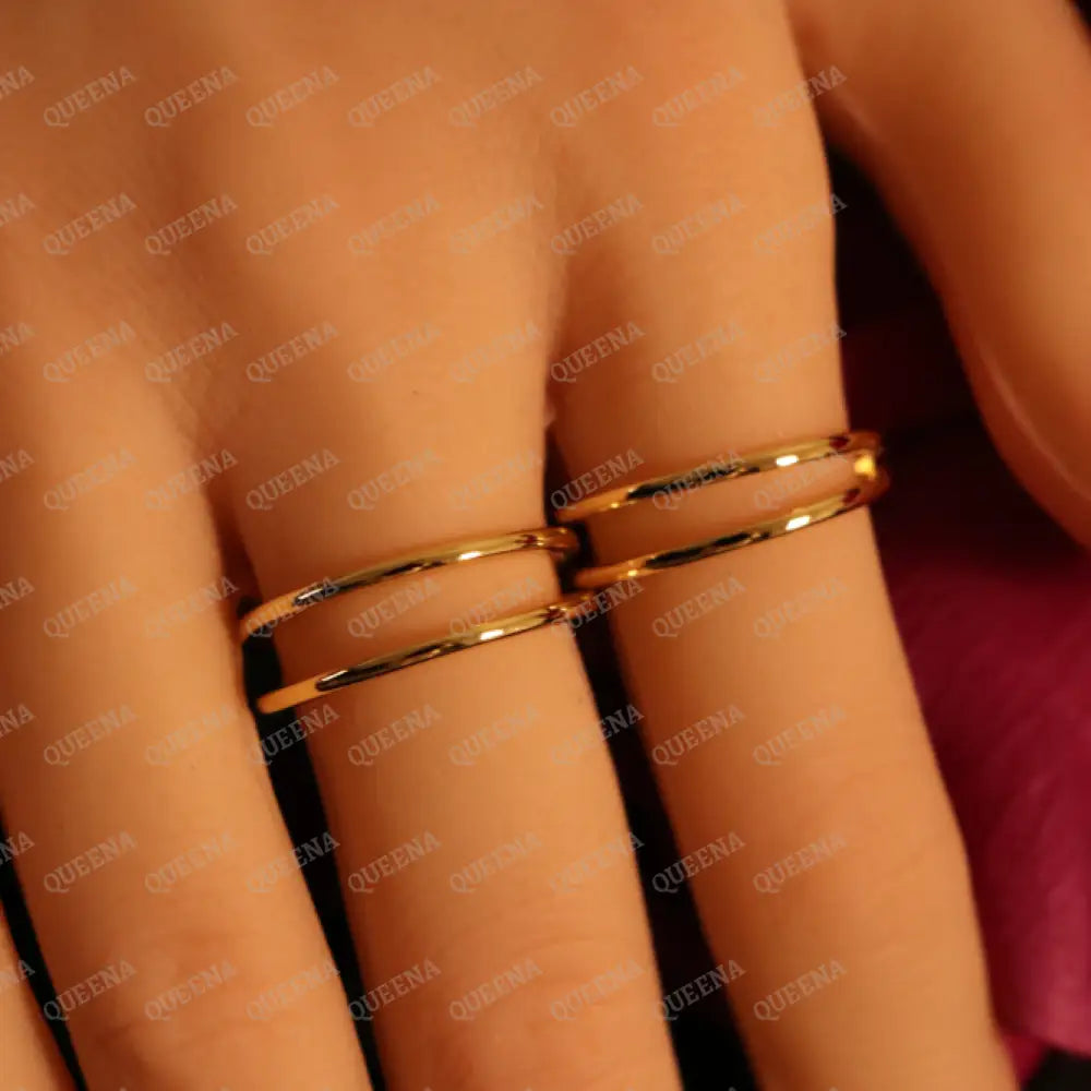 Sara Double Ring - Rings
