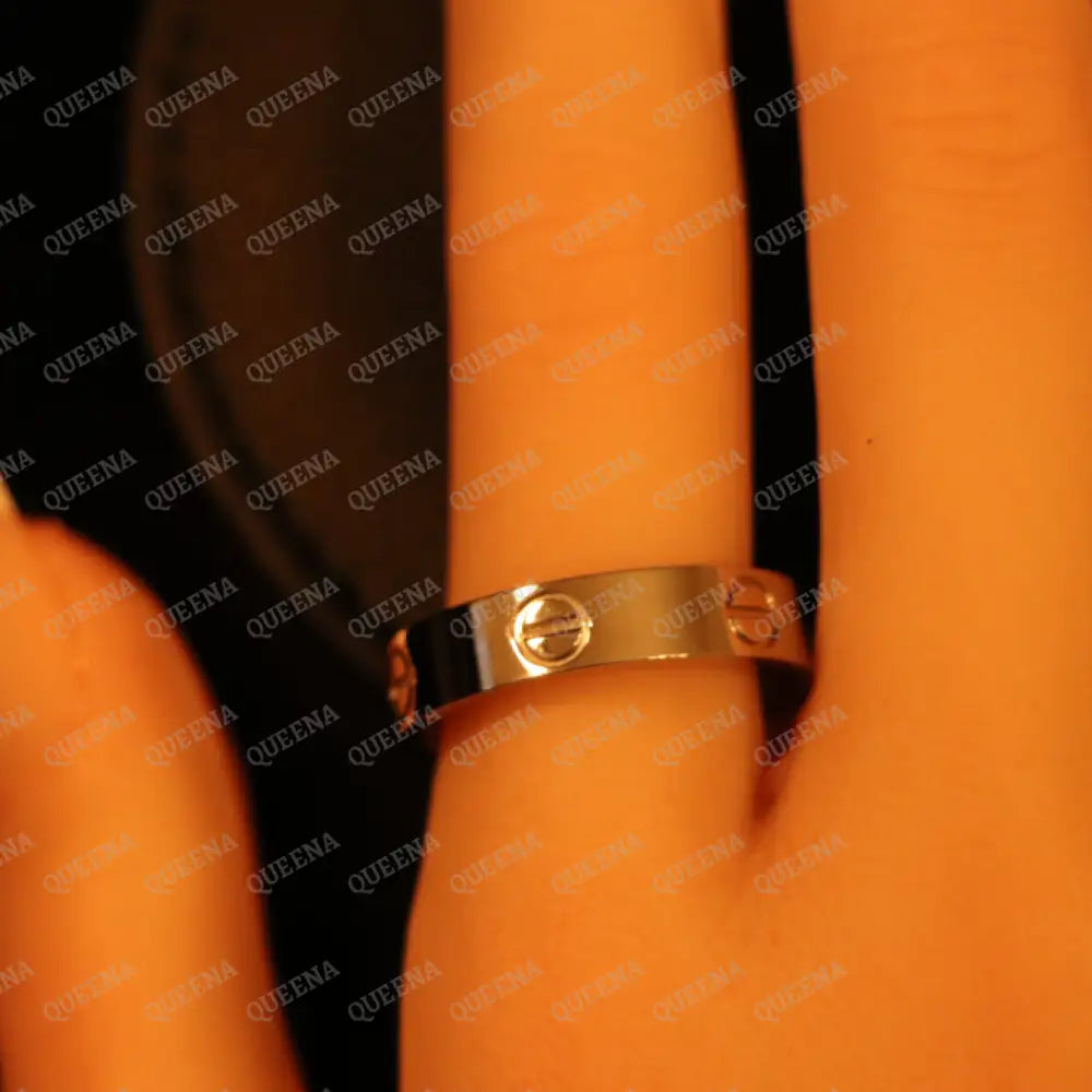 Silver Plain LOVE Ring Rings