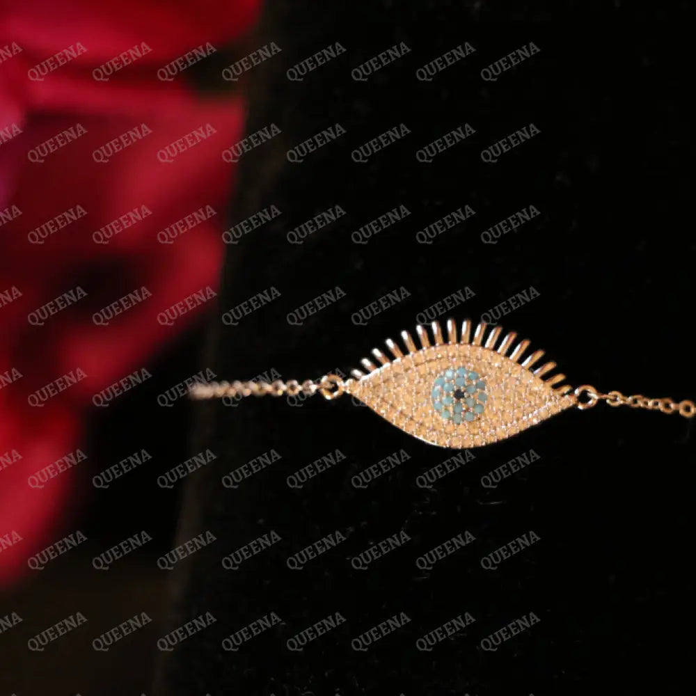 Silver Sparkle Evil Eye Bracelet Bracelet