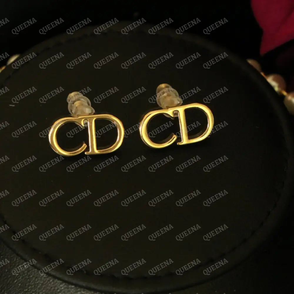 Simple CD Stud Earrings Earrings