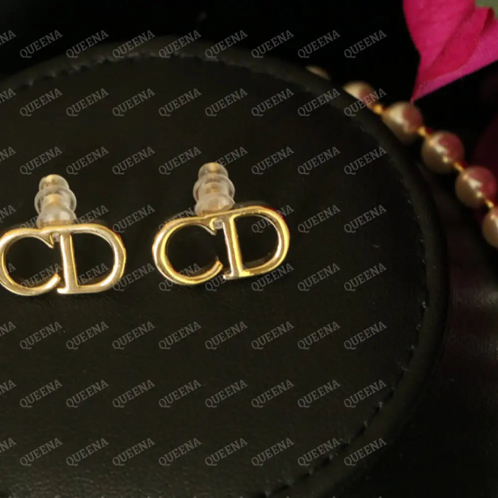 Simple CD Stud Earrings Earrings