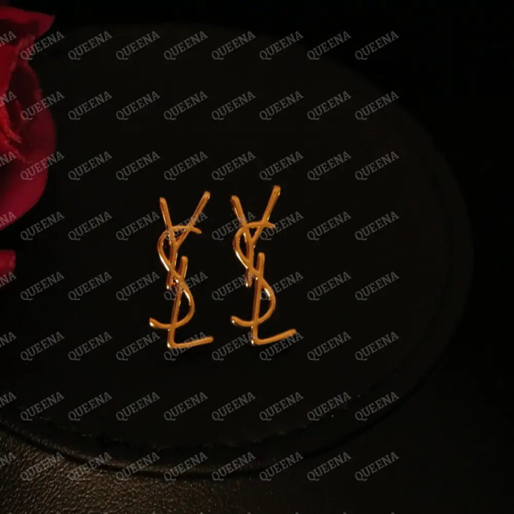 Simple YSL Stud Earrings Earrings