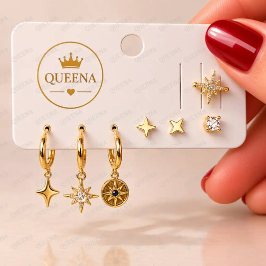 Sky Stars Earrings Set - Earrings