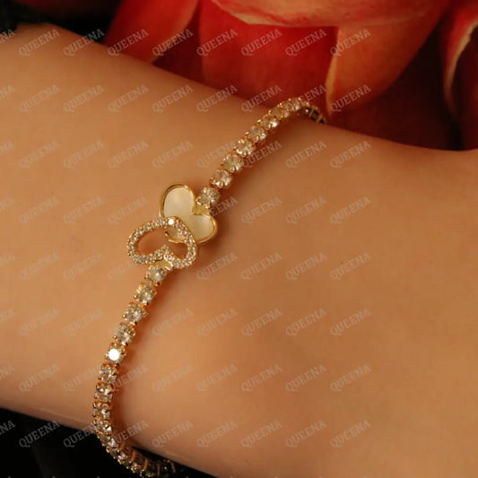 Sparkle Butterfly Tennis Bracelet Bracelet
