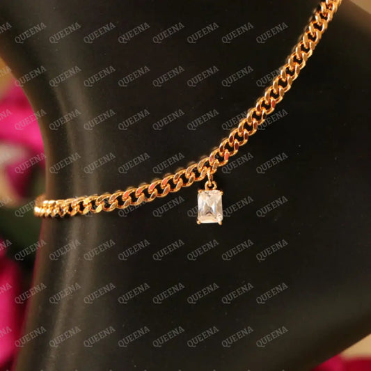 Sparkle Chain Anklet - Anklet