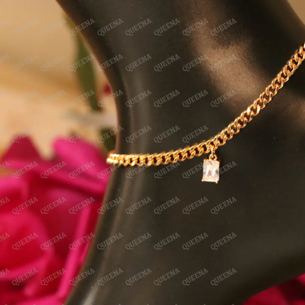 Sparkle Chain Anklet - Anklet