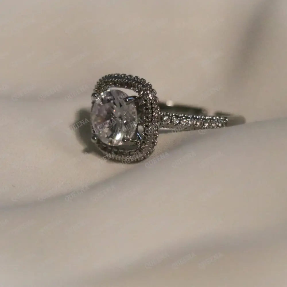 Sparkling Silver Square Cubic Zirconia Free Size Ring - Adjustable Rings