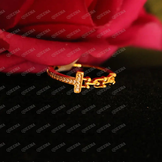 T- Teffany Dilcate Ring - Adjustable (Free Size) - Rings