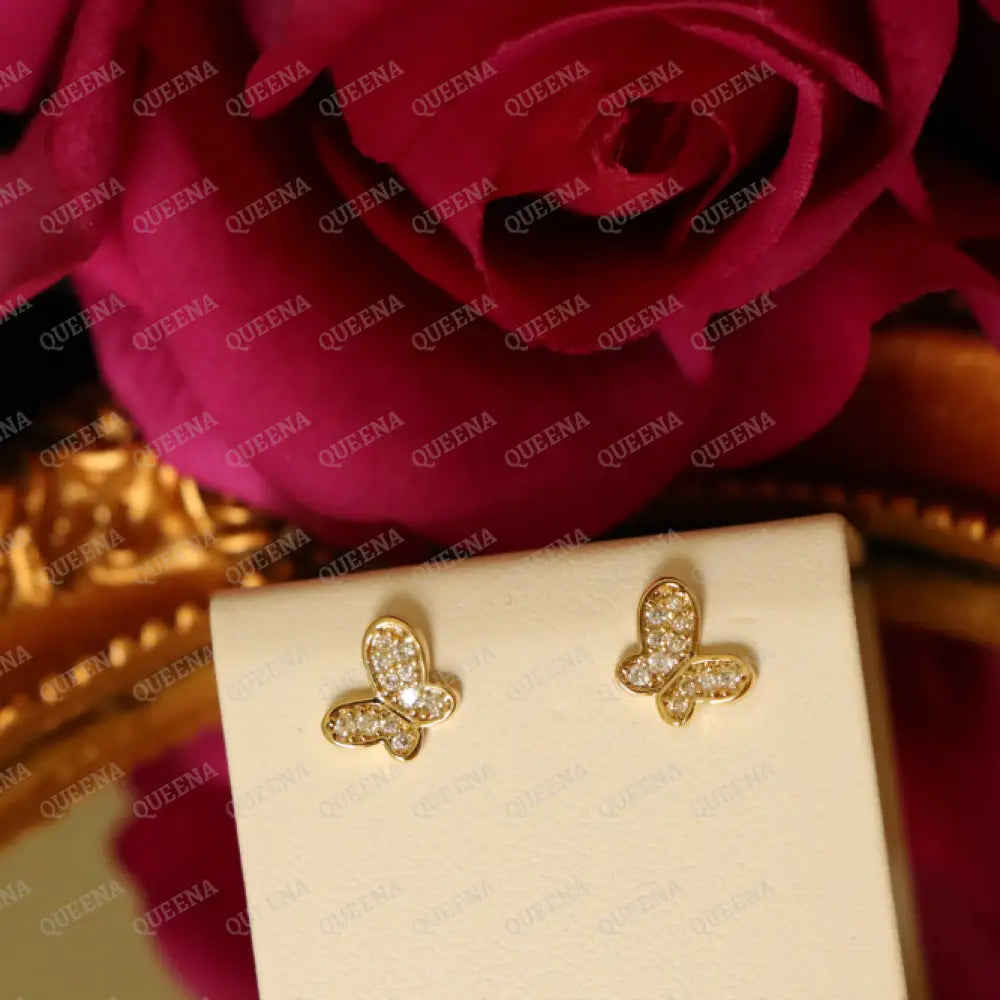 Tiny Cutie Butterfly Stud Earrings earrings