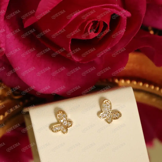 Tiny Cutie Butterfly Stud Earrings earrings
