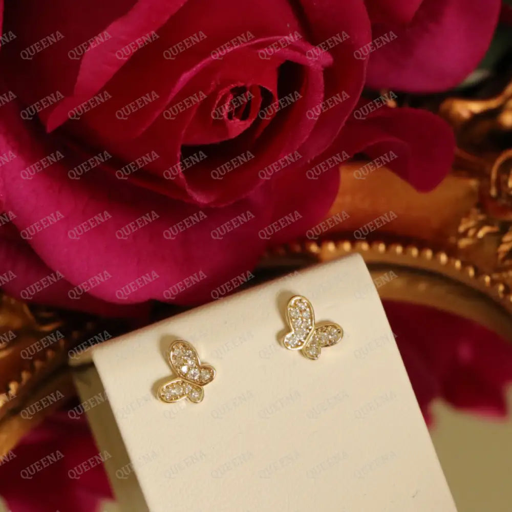 Tiny Cutie Butterfly Stud Earrings earrings